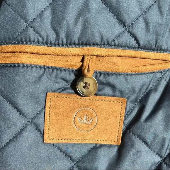 Peter Millar Goatskin suede field coat. - Picture 8 of 11